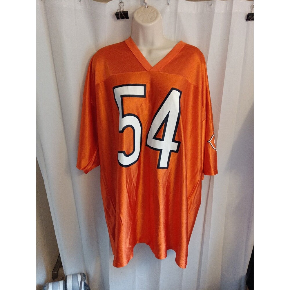 Vintage Brian Urlacher NFL Chicago Bears Alternate Orange Jersey sz 2XL